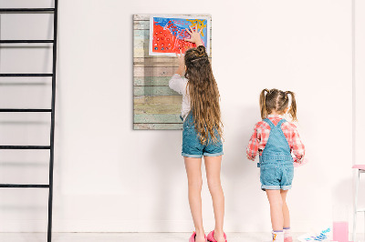 Magnetic board with marker Pastel boards