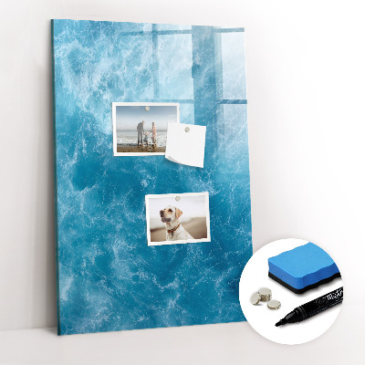 Magnetic board for drawing Water, sea, ocean