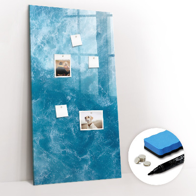 Magnetic board for drawing Water, sea, ocean