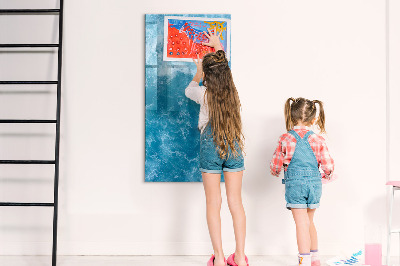 Magnetic board for drawing Water, sea, ocean