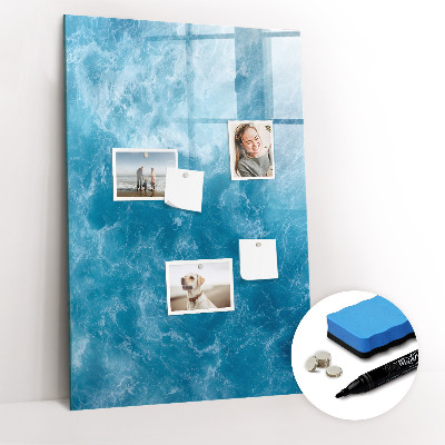 Magnetic board for drawing Water, sea, ocean