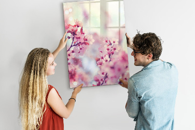 Magnetic marker board Spring flowers