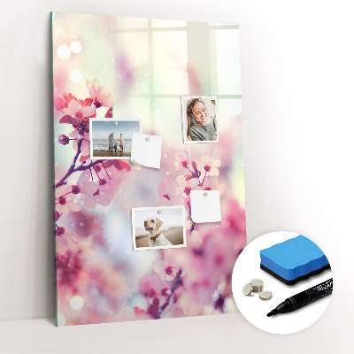 Magnetic marker board Spring flowers