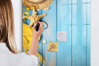 Magnetic board with marker Beach accessories