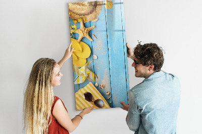 Magnetic board with marker Beach accessories