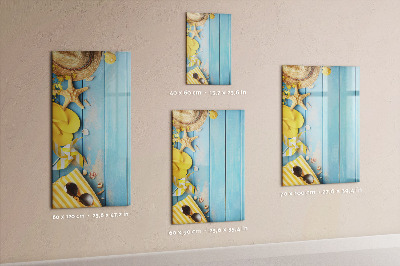 Glass dry erase board magnetic Beach accessories