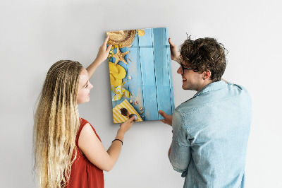 Magnetic board with marker Beach accessories