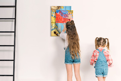 Magnetic board with marker Beach accessories