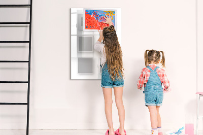 Magnetic board for drawing Flowers Roses