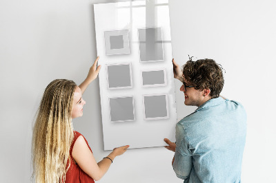 Glass dry erase board magnetic Flowers Roses