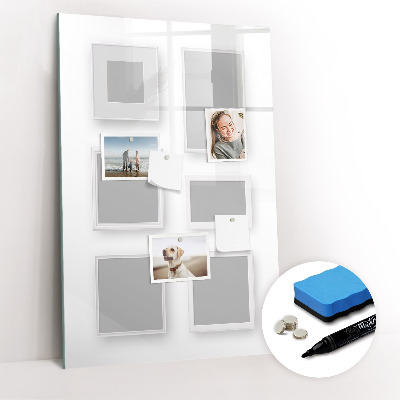 Glass dry erase board magnetic Flowers Roses