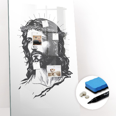 Glass dry erase board magnetic Vision board