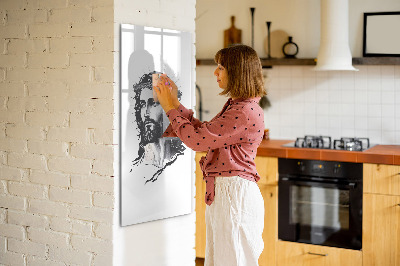 Glass dry erase board magnetic Vision board