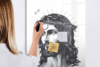 Glass dry erase board magnetic Vision board