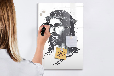 Glass dry erase board magnetic Vision board