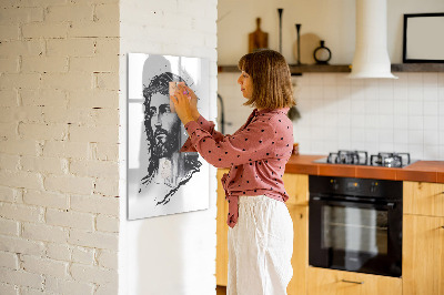 Glass dry erase board magnetic Vision board