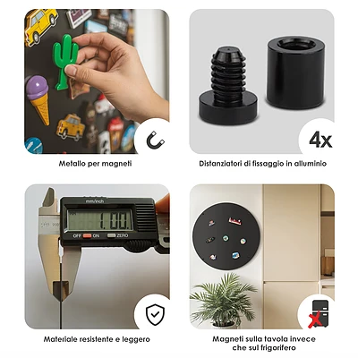 Round wall board for magnets ⌀39 in (⌀100 cm)