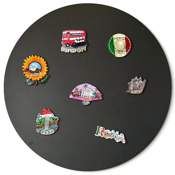 Round magnetic board for magnets ⌀19 in (⌀50 cm)