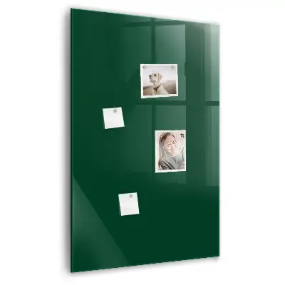 Magnet board in bottle green
