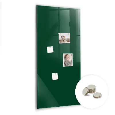 Magnet board in bottle green