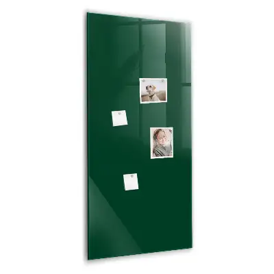 Magnet board in bottle green