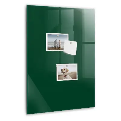 Magnet board in bottle green
