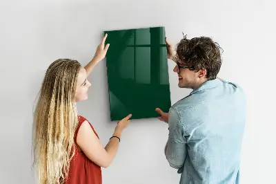 Magnet board in bottle green