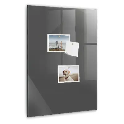 Magnetic wall board in gray