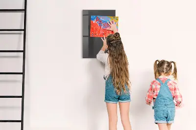Magnetic wall board Gray color