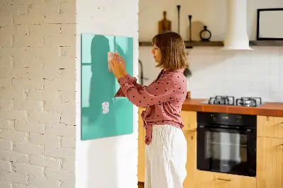 Magnetic wall board Turquoise color