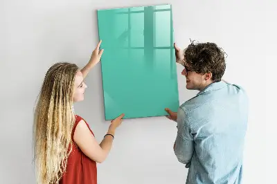 Turquoise magnetic wall board