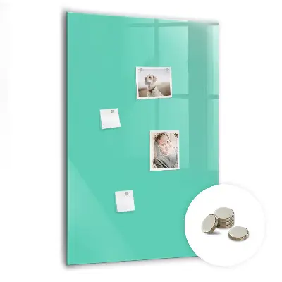 Magnetic wall board Turquoise color