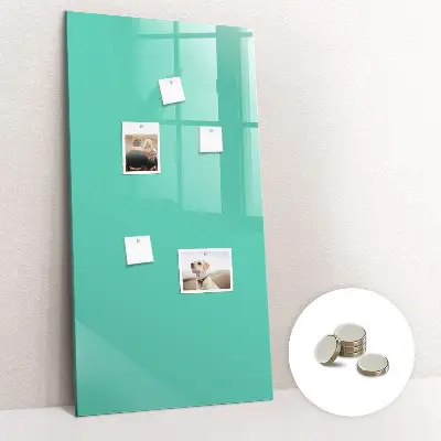 Magnetic wall board Turquoise color