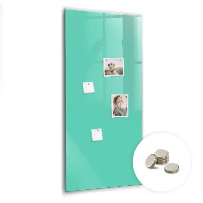 Turquoise magnetic wall board