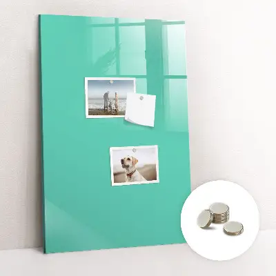 Magnetic wall board Turquoise color