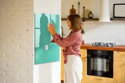 Magnetic wall board Turquoise color