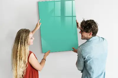 Magnetic wall board Turquoise color