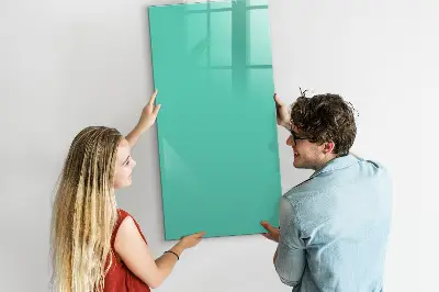 Turquoise magnetic wall board