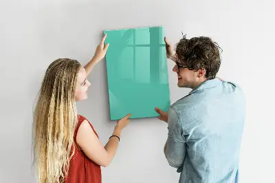 Magnetic wall board Turquoise color