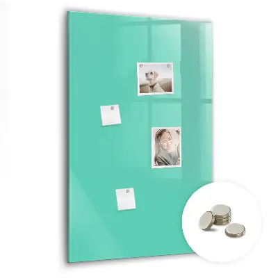 Turquoise magnetic wall board