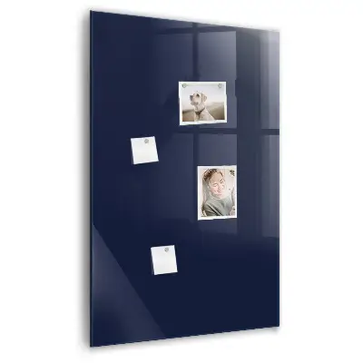 Dark navy blue magnetic wall board