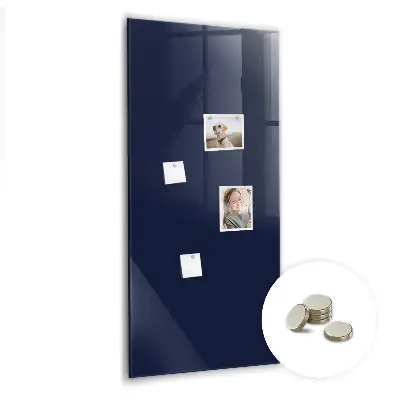 Dark navy blue magnetic wall board