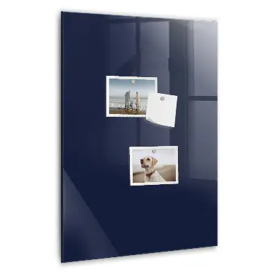 Dark navy blue magnetic wall board