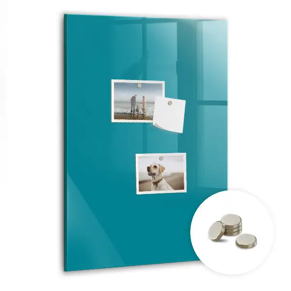 Sea color magnetic glass dry erase board
