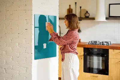 Sea color magnetic glass dry erase board