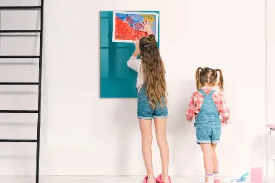 Sea color magnetic glass dry erase board