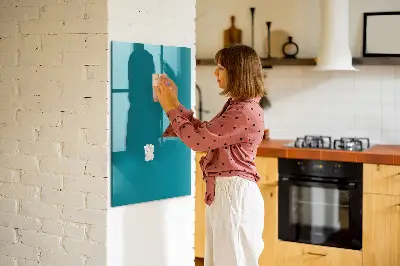 Sea color magnetic glass dry erase board