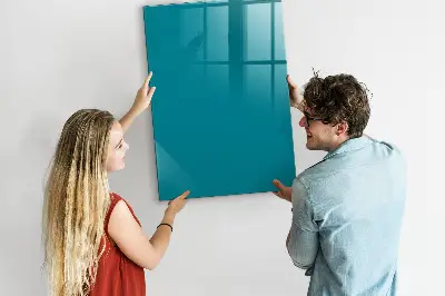 Sea color magnetic glass dry erase board