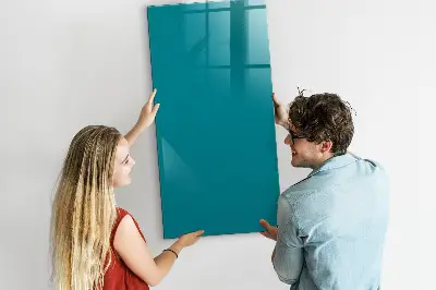 Sea color magnetic glass dry erase board