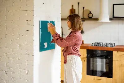 Sea color magnetic glass dry erase board